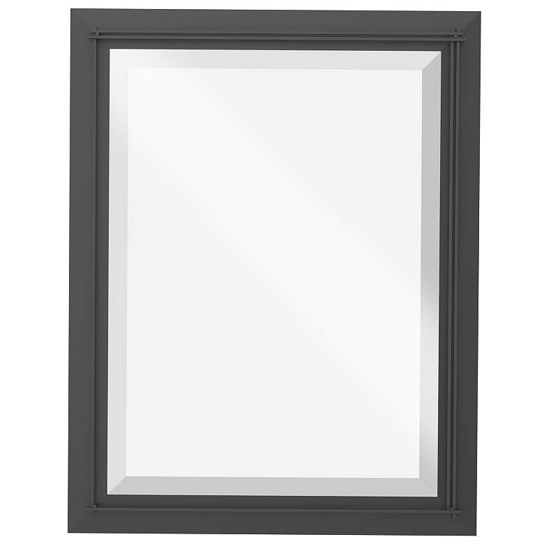 Image 1 Metra 26" x 32" Black Wall Mirror