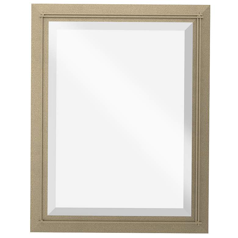 Image 1 Metra 26 inch x 32 inch Soft Gold Wall Mirror