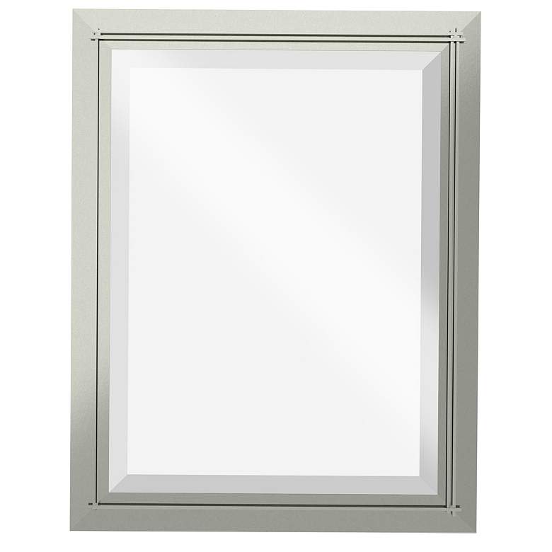 Image 1 Metra 26 inch x 32 inch Sterling Wall Mirror