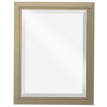 Metra 26" x 32" Soft Gold Wall Mirror
