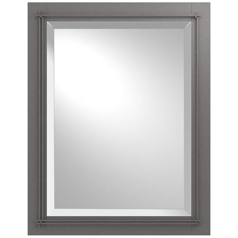 Image 1 Metra 28 inch High Natural Iron Beveled Mirror