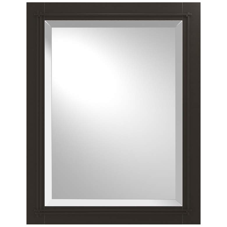 Image 1 Metra 28 inch High Oil Rubbed Bronze Beveled Mirror