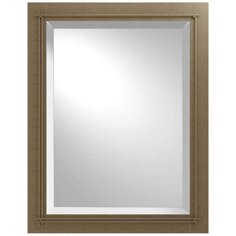 Image 1 Metra 28" High Soft Gold Beveled Mirror