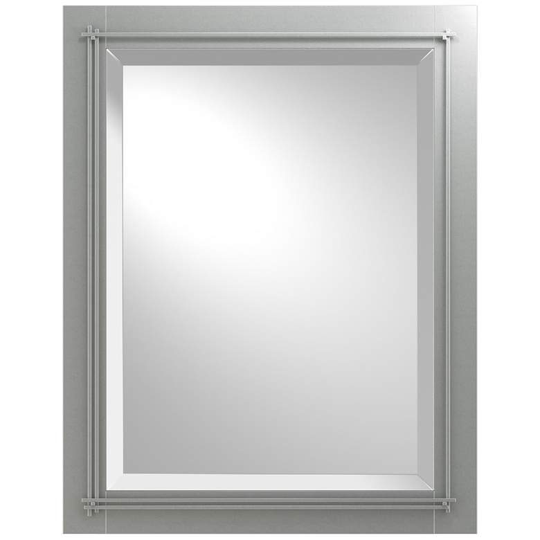 Image 1 Metra 28 inch High Vintage Platinum Beveled Mirror