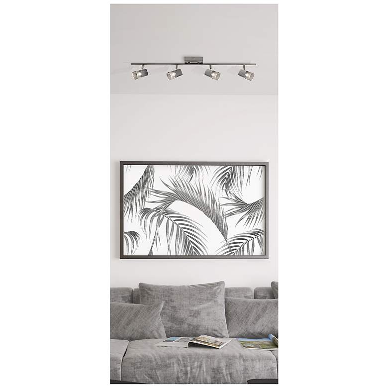 Image 3 Metro 36.63" Satin Nickel LED Fixed Rail more views