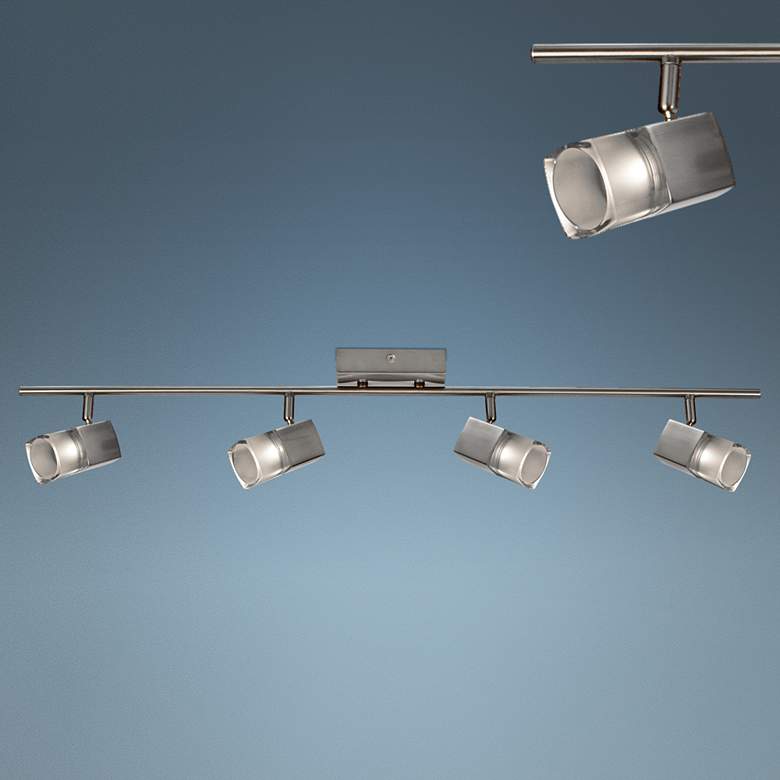 Image 1 Metro 4-Light Satin Nickel JA8 LED Track Fixture