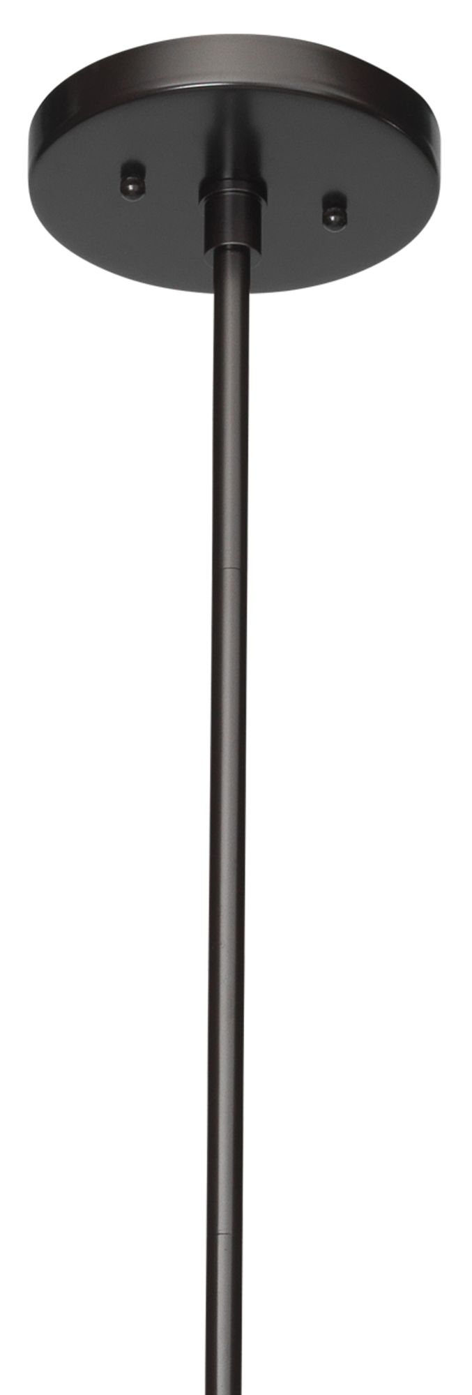 Metro 40" Wide Oil-Rubbed Bronze Metal 6-Light Chandelier in scene