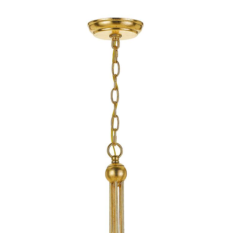 Image 4 Metro 5 Light Antique Gold Chandelier more views