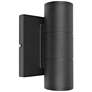 Thumbnail2 of Metro 6 3/4" High Matte Black Dual LED Outdoor Wall Light
