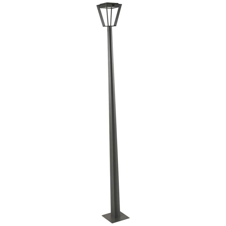 Image 1 Metro 76" High Space Gray LED Solar Outdoor Park Light