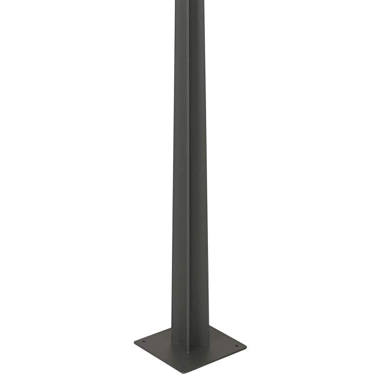 Image 4 Metro 86" High 2-Light Space Gray Solar Powered LED Outdoor Post Light more views