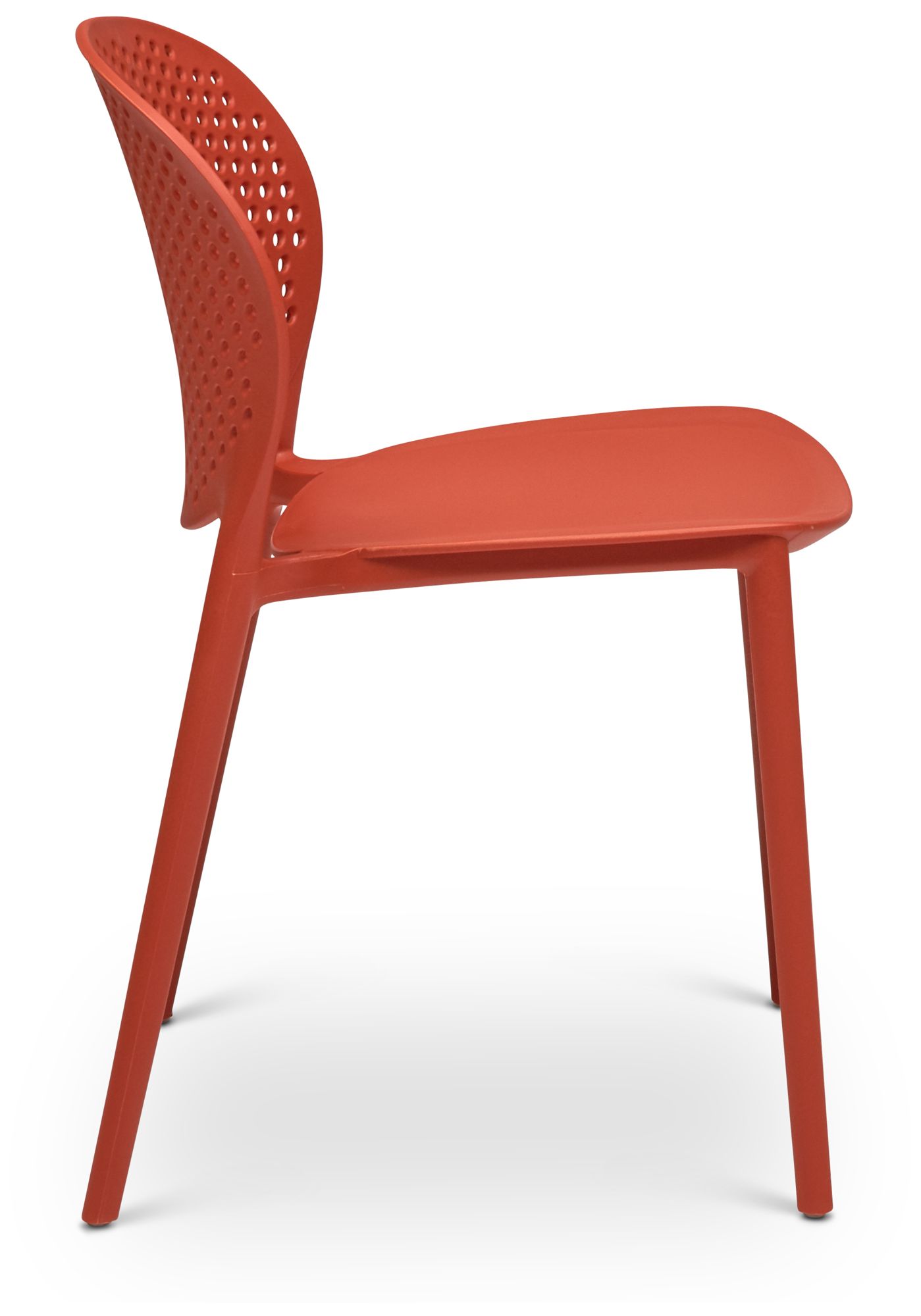 Image 3 Metro Bailey 19" Wide Dark Orange Dining Side ChairSet of 4 more views