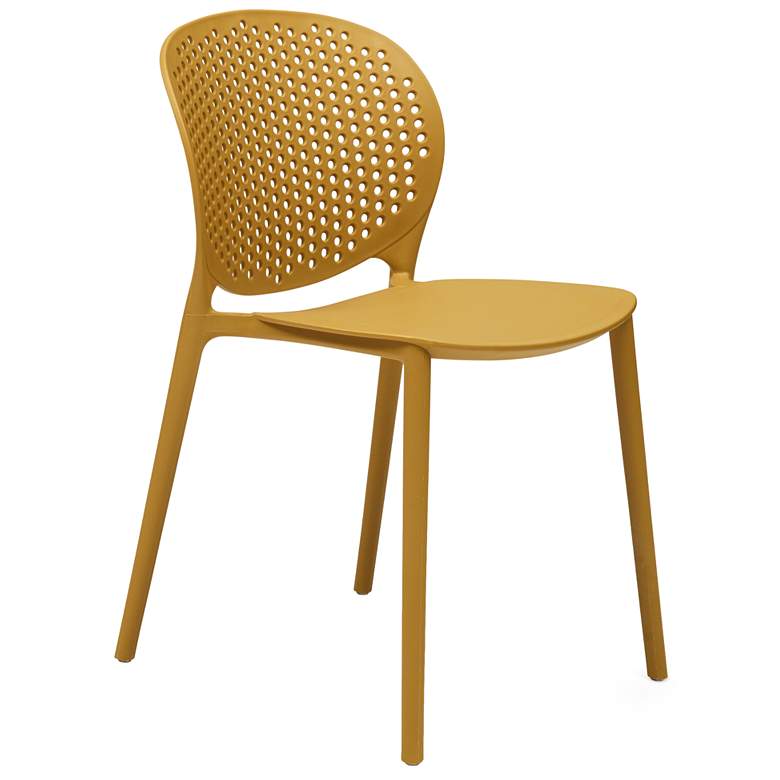 Image 1 Metro Bailey 19" Wide Ginger Dining Side ChairSet of 4
