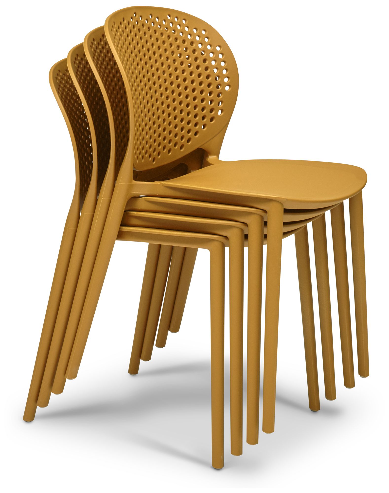 Image 5 Metro Bailey 19" Wide Ginger Dining Side ChairSet of 4 more views