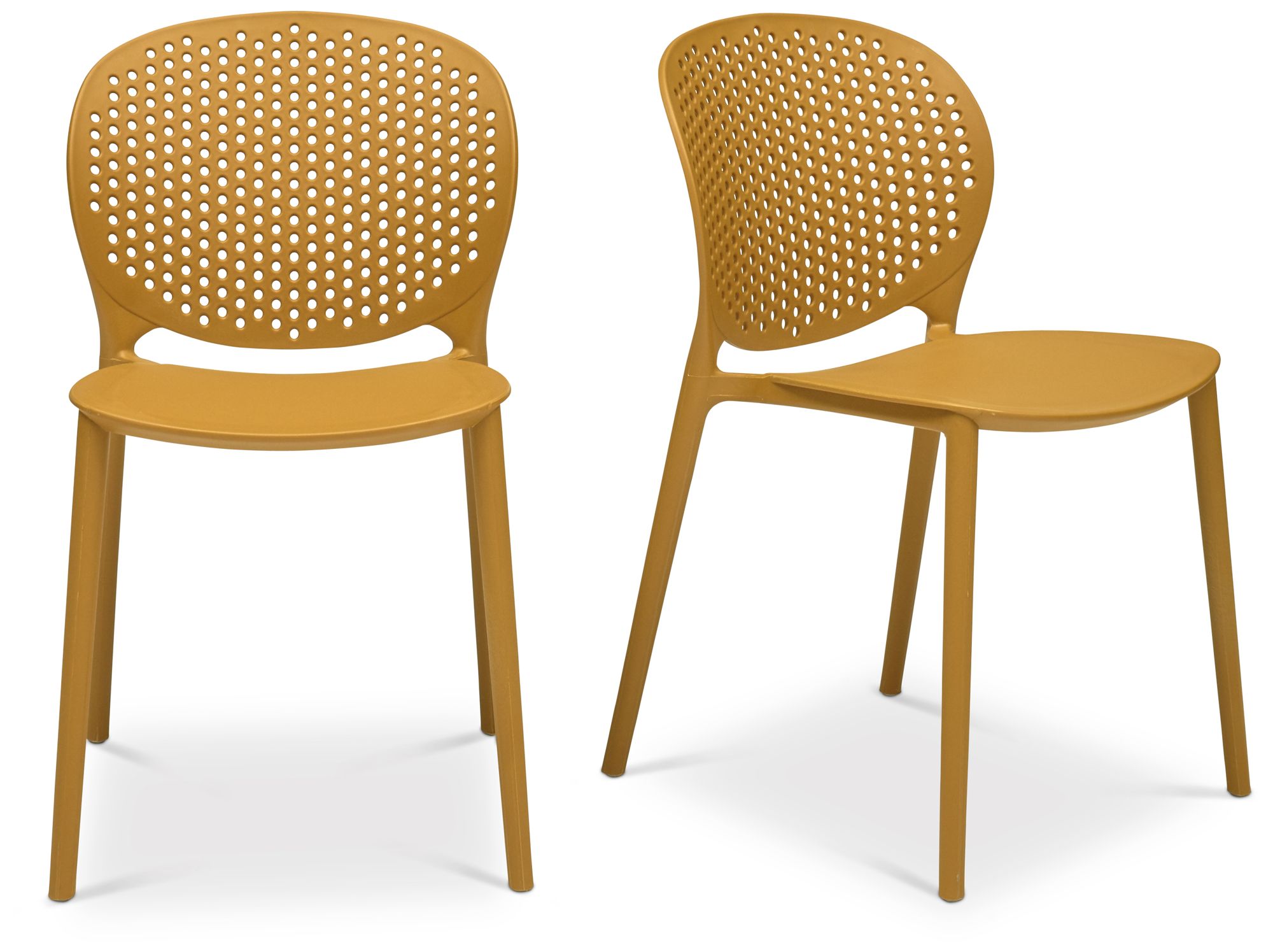 Image 7 Metro Bailey 19" Wide Ginger Dining Side ChairSet of 4 more views