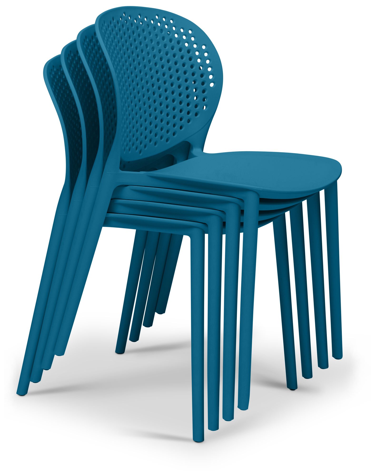 Image 6 Metro Bailey 19" Wide Teal Green Dining Side ChairSet of 4 more views