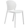 1_Metro Bailey 19" Wide White Dining Side ChairSet of 4