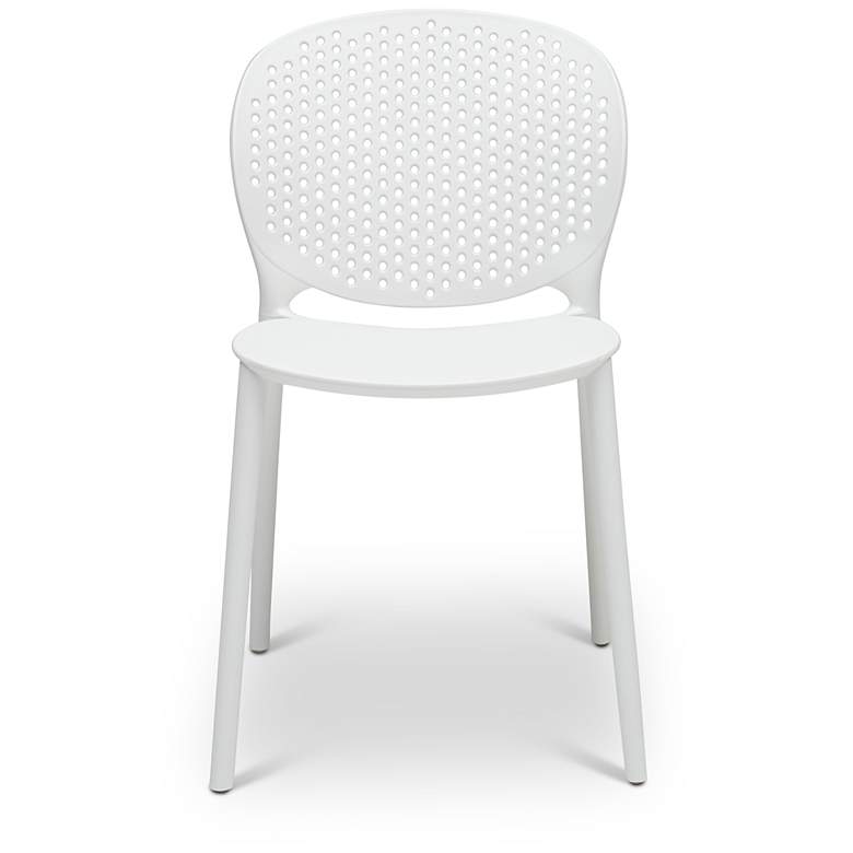 Image 2 Metro Bailey 19" Wide White Dining Side ChairSet of 4 more views