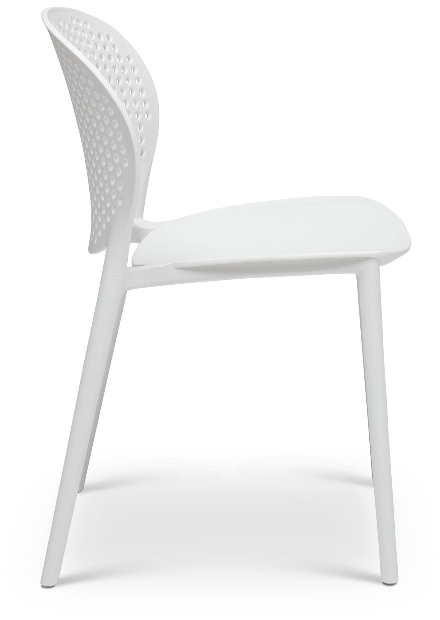 Image 3 Metro Bailey 19" Wide White Dining Side ChairSet of 4 more views