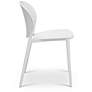 3_Metro Bailey 19" Wide White Dining Side ChairSet of 4 more views
