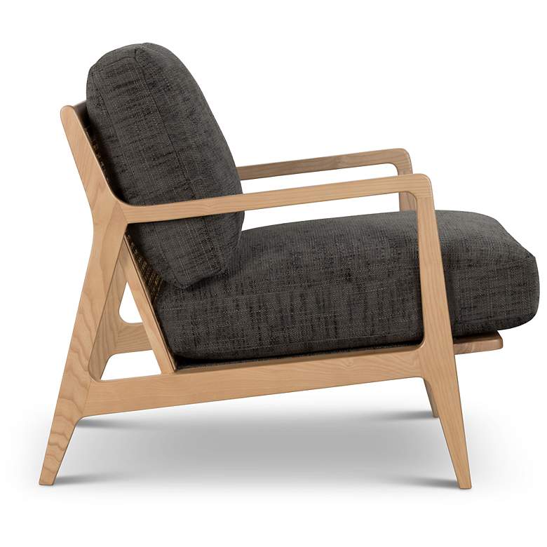 Image 3 Metro Carmelo 26" Wide Oak/Black Accent Chair more views