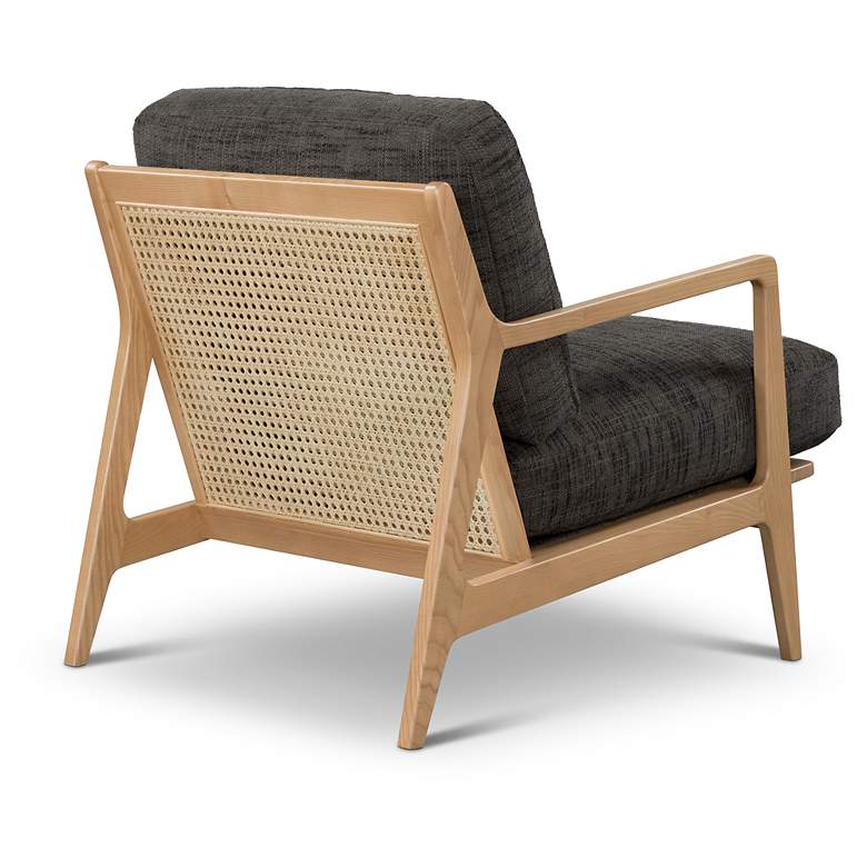 Image 4 Metro Carmelo 26" Wide Oak/Black Accent Chair more views