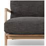 6_Metro Carmelo 26" Wide Oak/Black Accent Chair more views