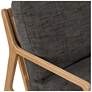 7_Metro Carmelo 26" Wide Oak/Black Accent Chair more views