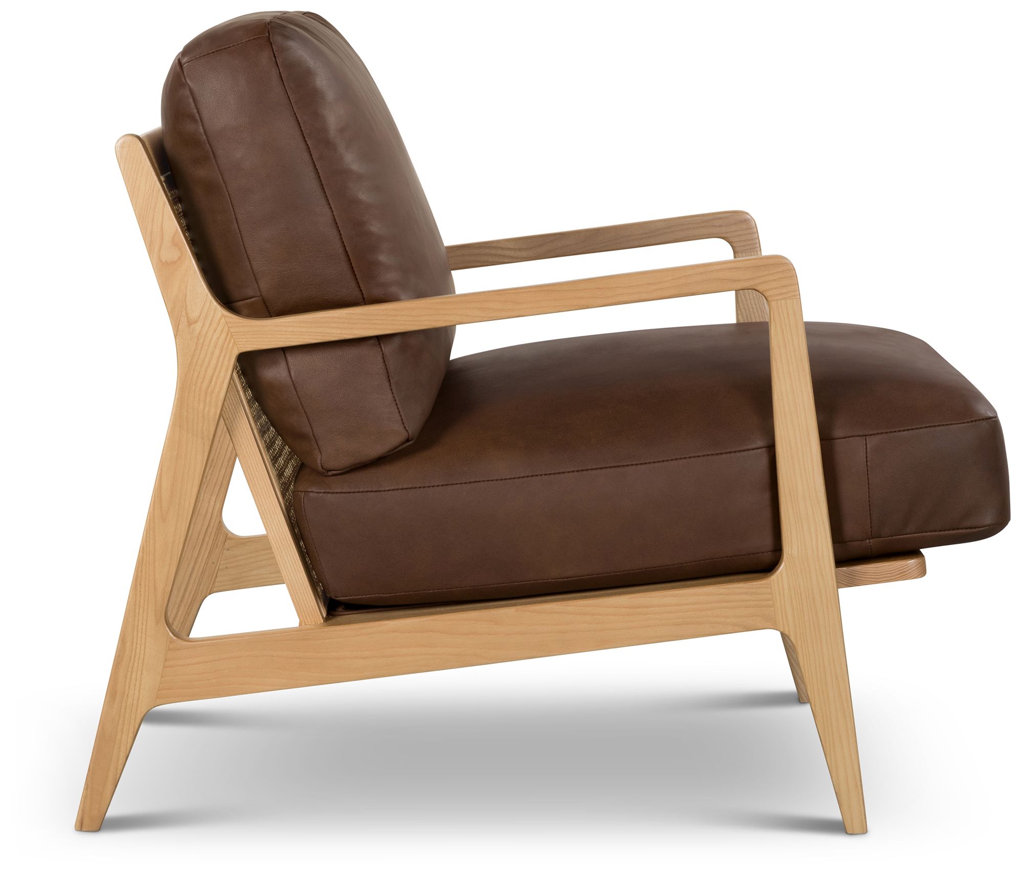 Image 3 Metro Carmelo 26" Wide Oak/Brown Accent Chair more views