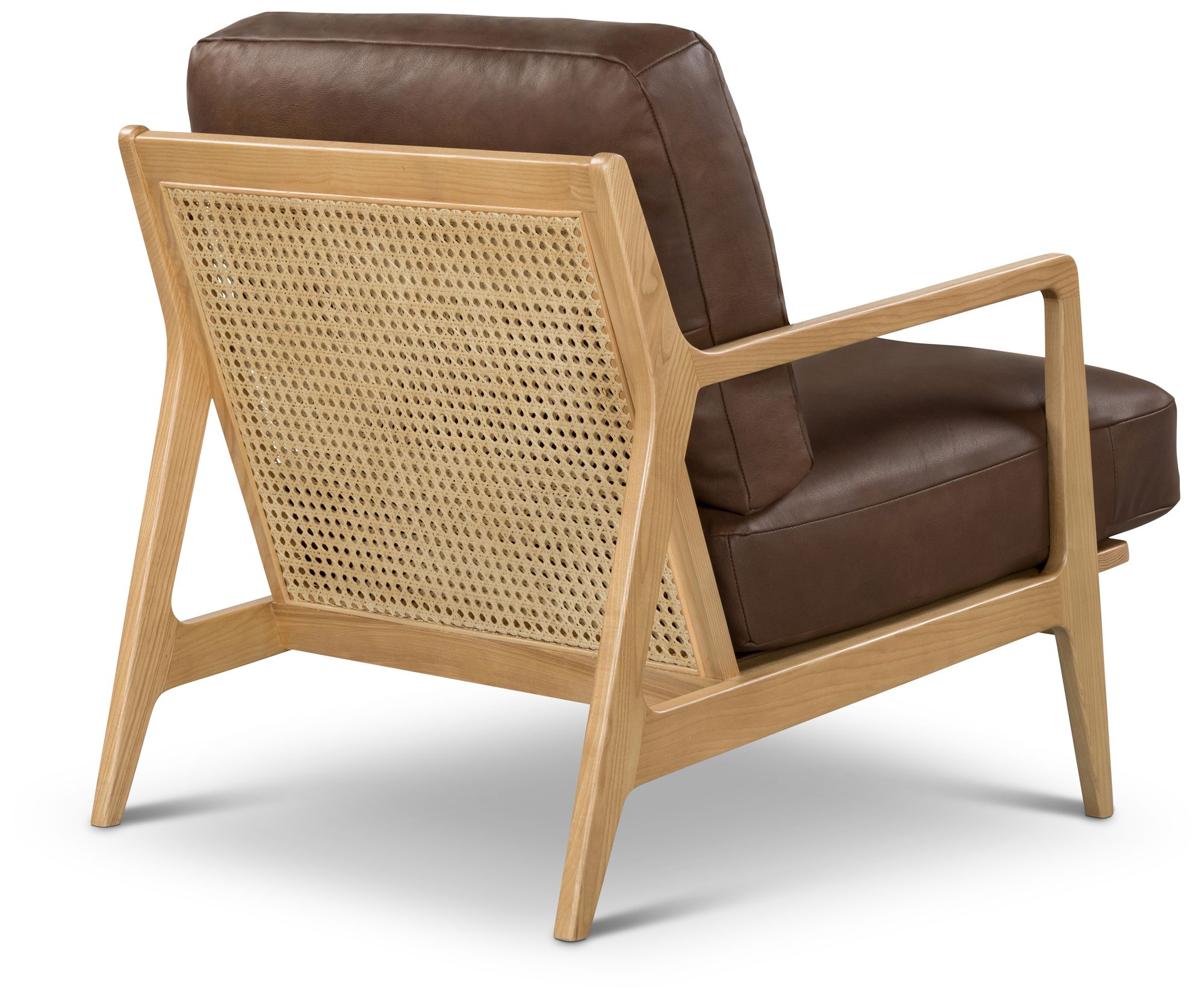 Image 4 Metro Carmelo 26" Wide Oak/Brown Accent Chair more views