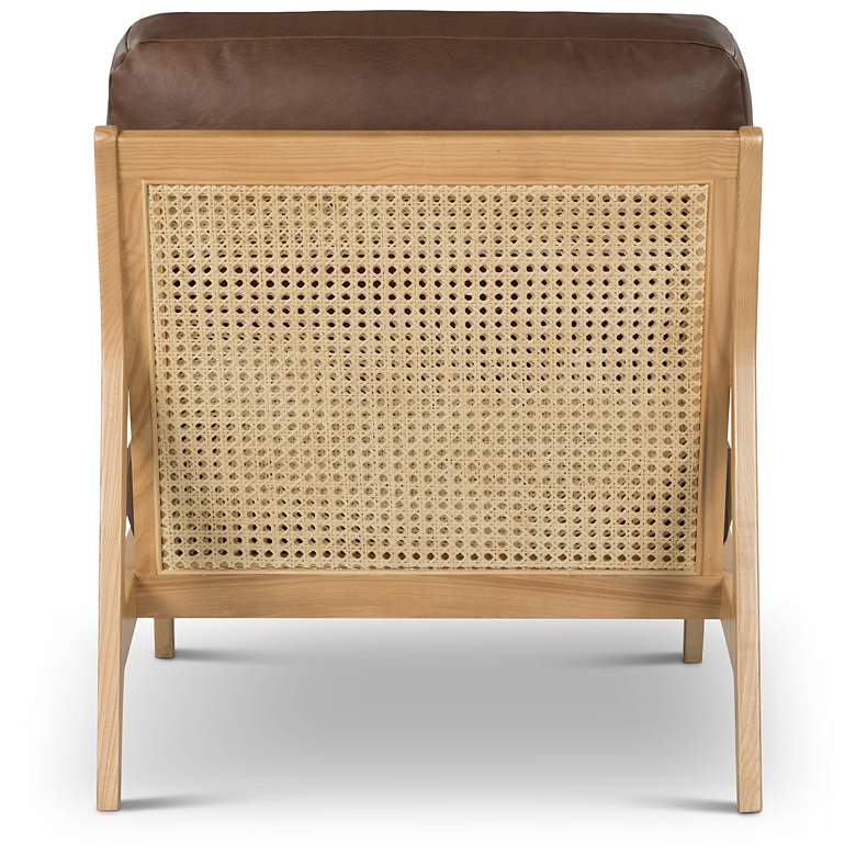 Image 5 Metro Carmelo 26" Wide Oak/Brown Accent Chair more views