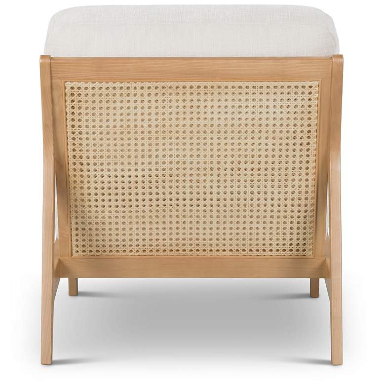 Image 6 Metro Carmelo 26" Wide Oak/Cream Accent Chair more views