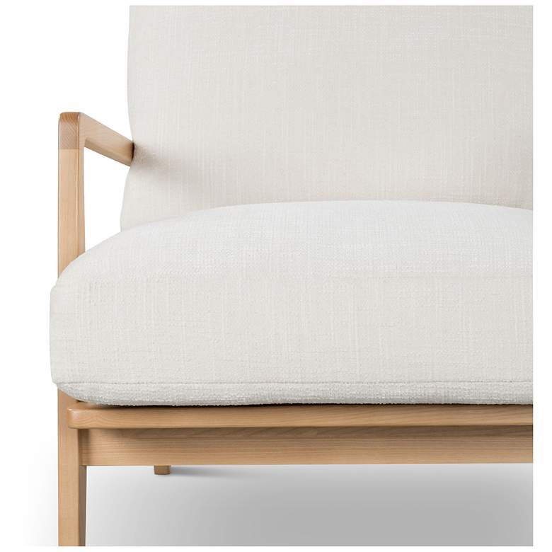 Image 7 Metro Carmelo 26" Wide Oak/Cream Accent Chair more views