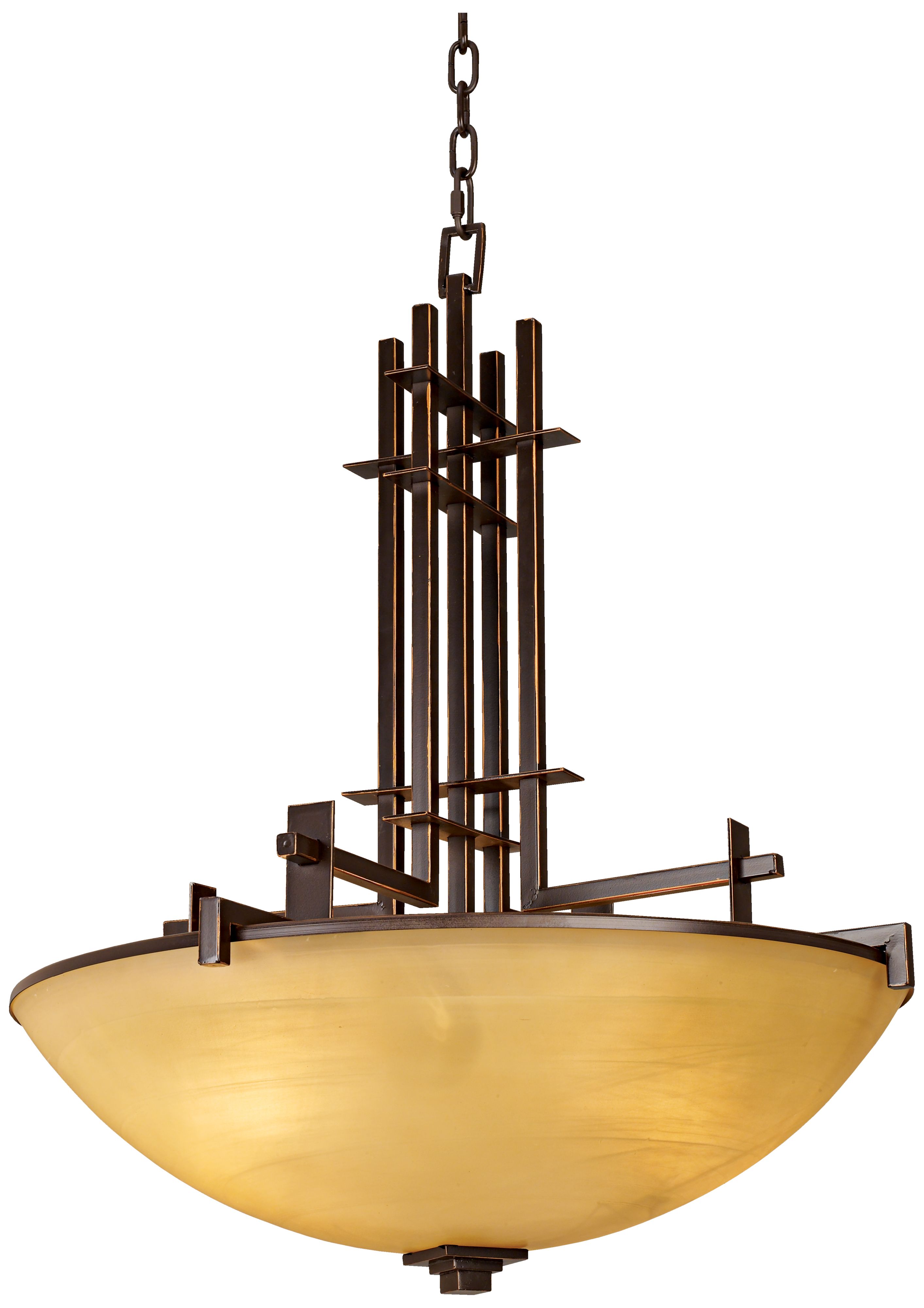 Metro Collection Four Light Pendant Chandelier