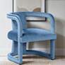 1_Metro Rory 24.75" Wide Dust Blue Accent Chair