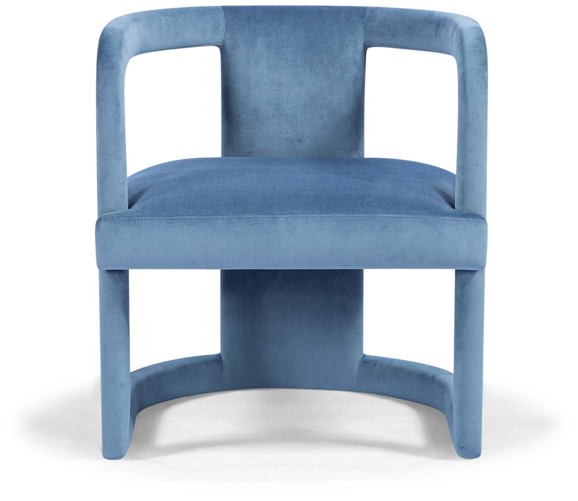 Image 3 Metro Rory 24.75" Wide Dust Blue Accent Chair more views