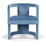 3_Metro Rory 24.75" Wide Dust Blue Accent Chair more views