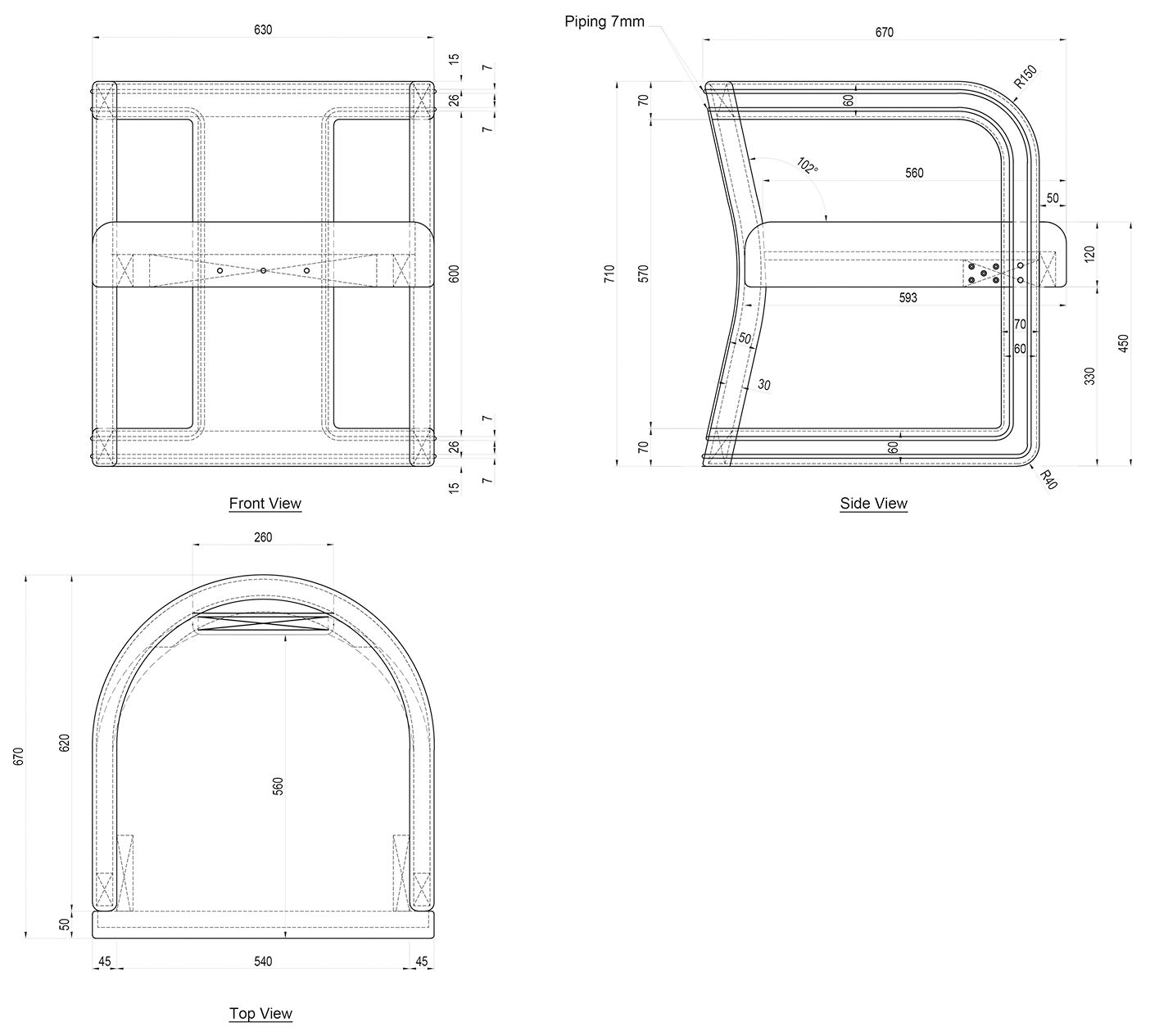 Metro Rory 24.75" Wide Dust Blue Accent Chair