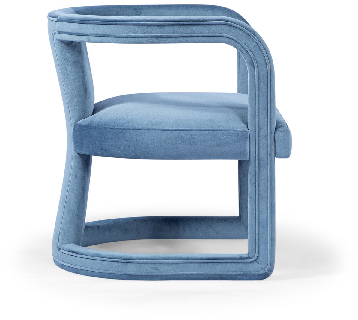 Image 4 Metro Rory 24.75" Wide Dust Blue Accent Chair more views