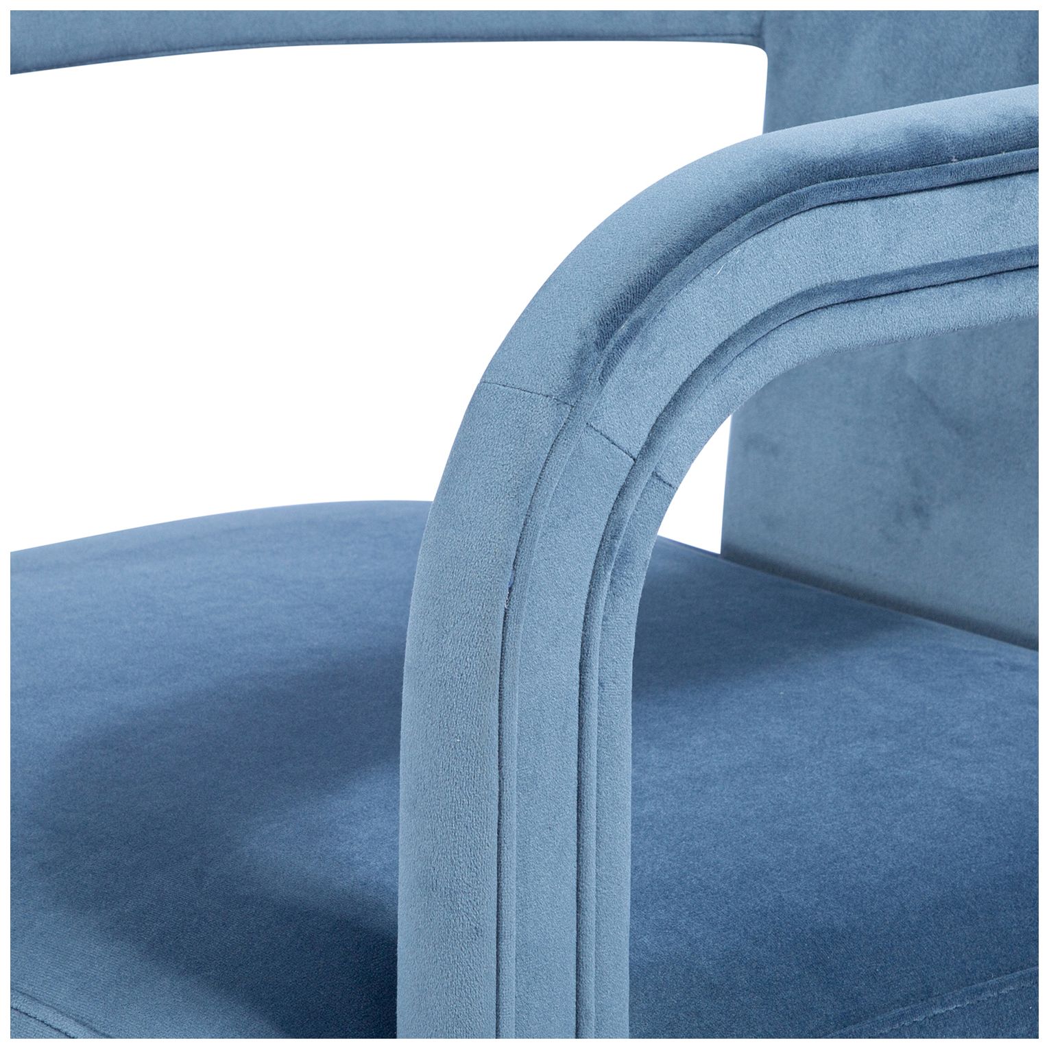 Metro Rory 24.75" Wide Dust Blue Accent Chair