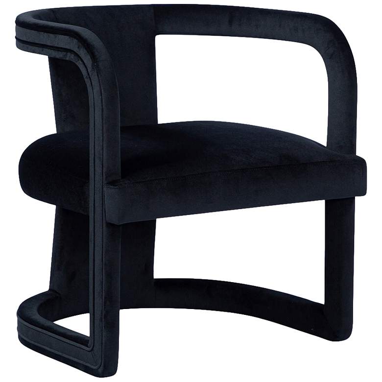 Image 1 Metro Rory 24.75" Wide New Black Accent Chair