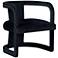 Metro Rory 24.75" Wide New Black Accent Chair