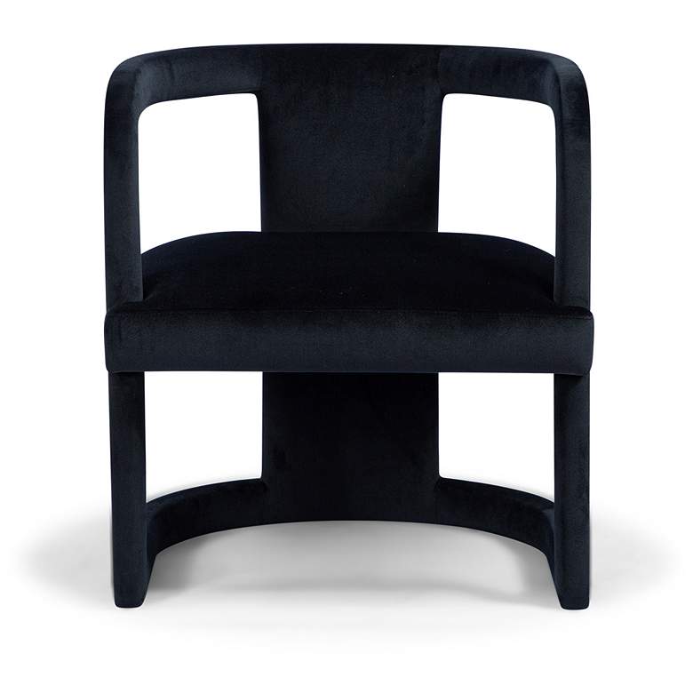 Image 3 Metro Rory 24.75" Wide New Black Accent Chair more views