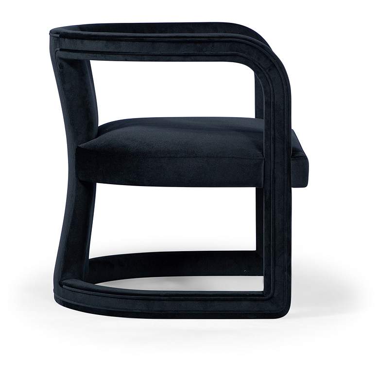 Image 4 Metro Rory 24.75" Wide New Black Accent Chair more views