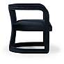 4_Metro Rory 24.75" Wide New Black Accent Chair more views