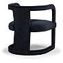 5_Metro Rory 24.75" Wide New Black Accent Chair more views