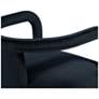 7_Metro Rory 24.75" Wide New Black Accent Chair more views