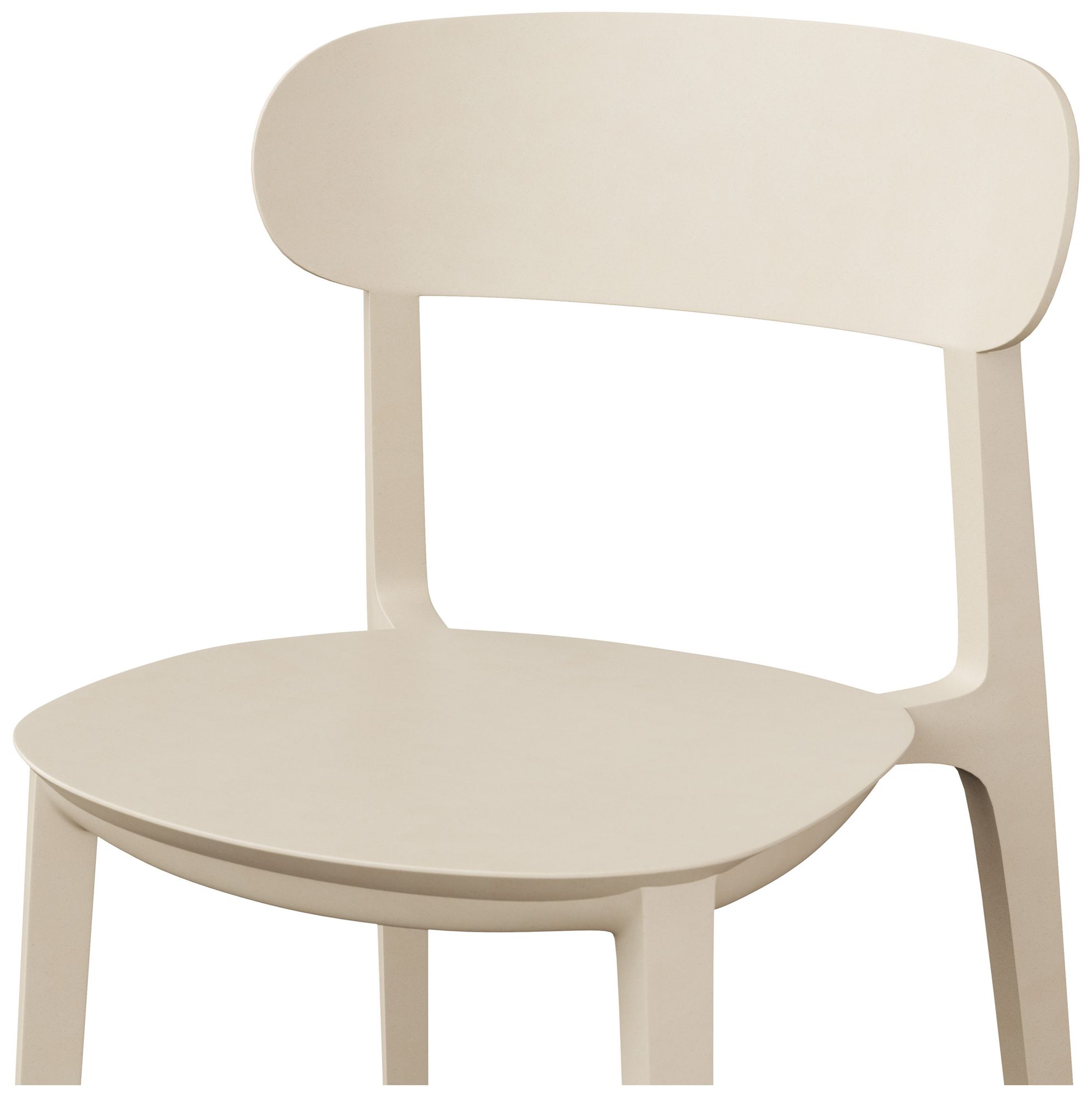 Metro Spencer 19" Wide Beige Dining ChairSet of 4