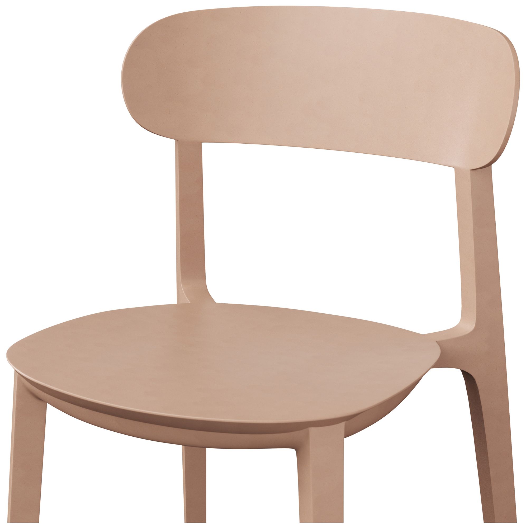 Metro Spencer 19" Wide Dusty Rose Dining ChairSet of 4