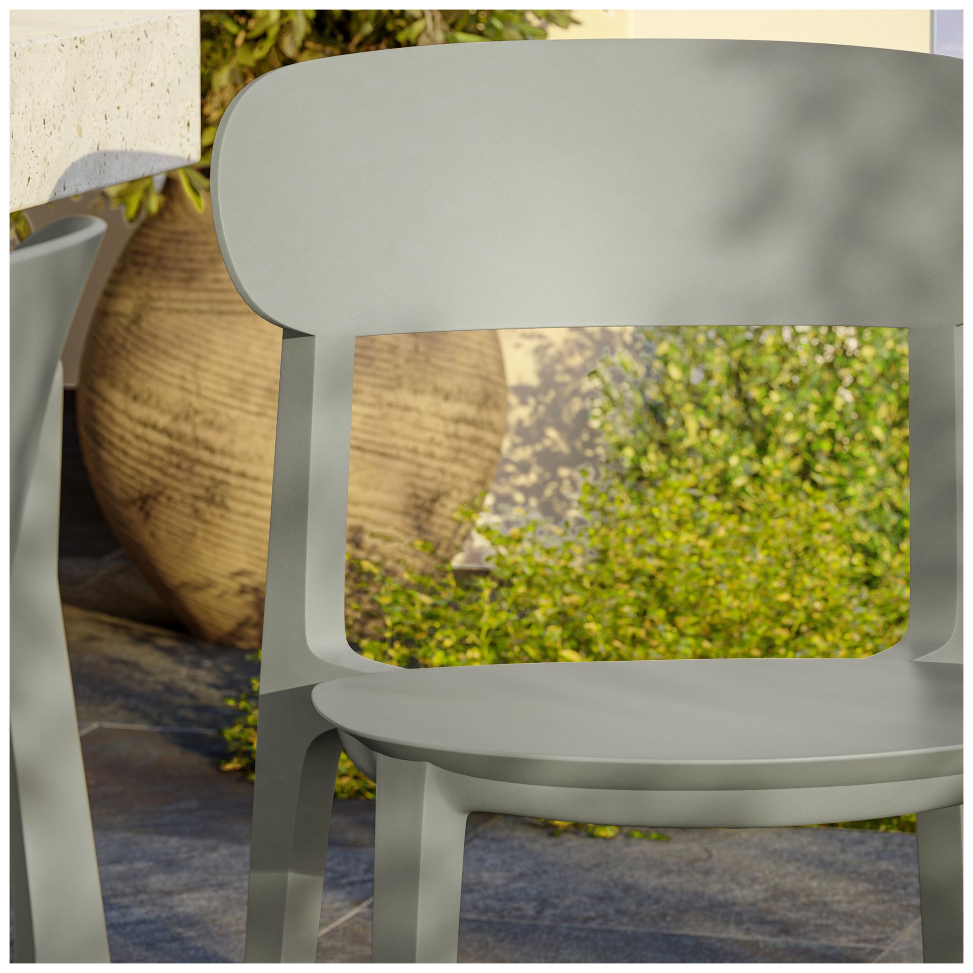 Metro Spencer 19" Wide Moss Grey Dining ChairSet of 4